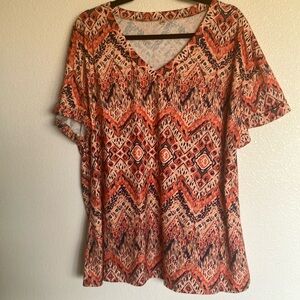 XXL Floral Boho Shirt